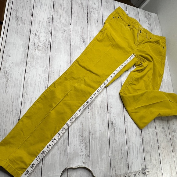 Loft modern skinny cords  in lime green 4 - Picture 5 of 11